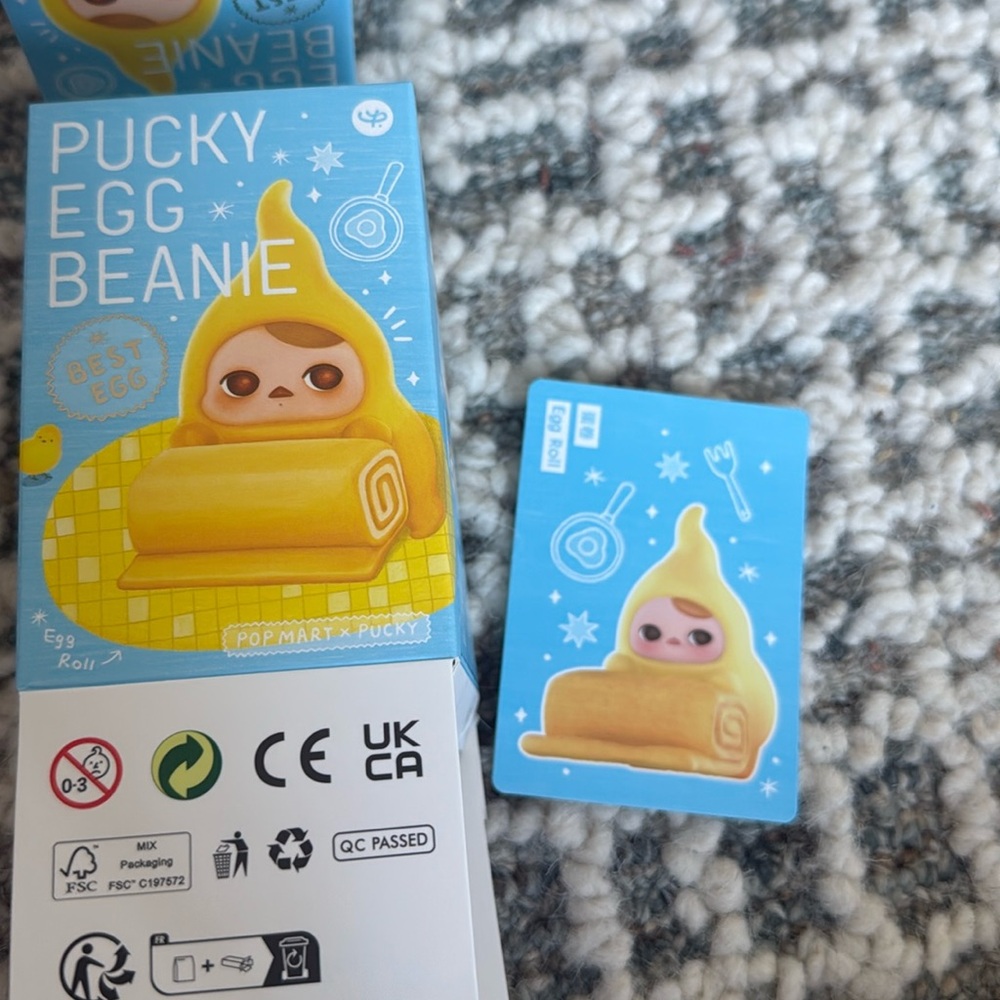 PUCKY Beanie Egg Series Figure - Egg Roll
